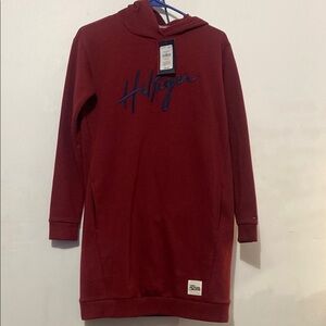 Tommy Hilfiger Red Hoodie Dress